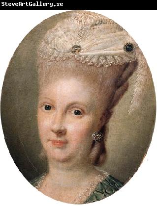 Matthieu, Georg David Portrait of Louise of  Altenburg